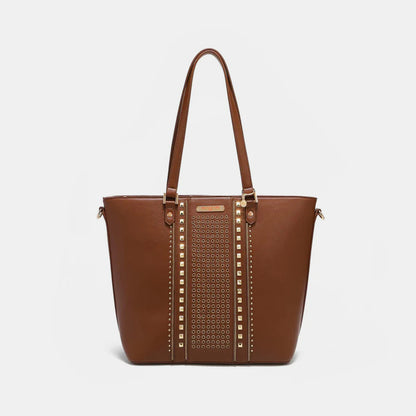 Nicole Lee USA Studded Decor Tote Bag - Brinxx Couture