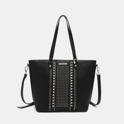 Nicole Lee USA Studded Decor Tote Bag - Brinxx Couture