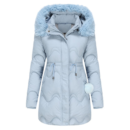 Casual Long Parka with Pockets and Zipper - Brinxx Couture