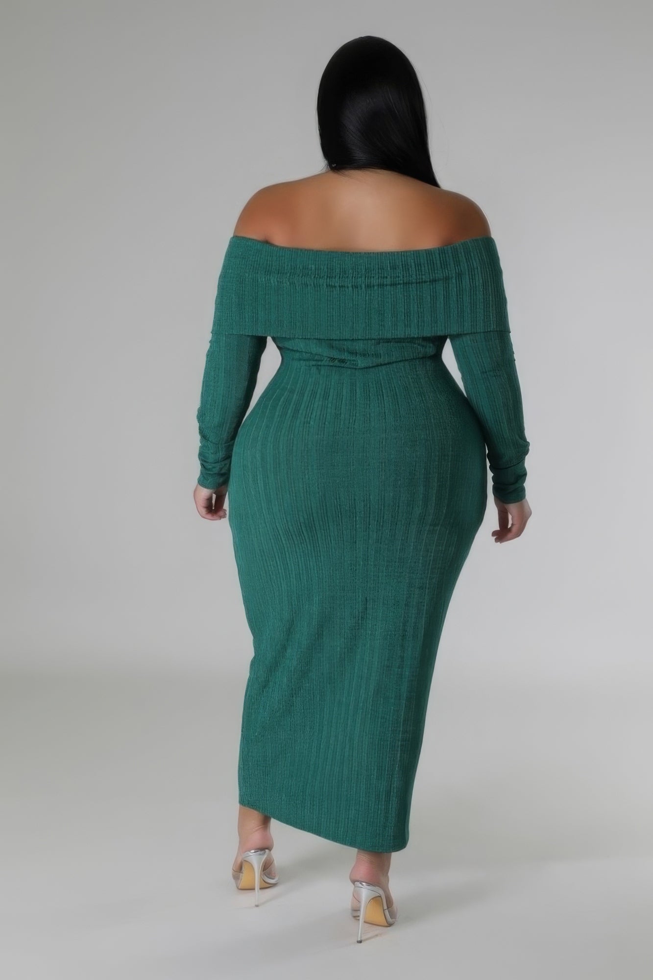 Off Shoulders Stretch Dress - Brinxx Couture