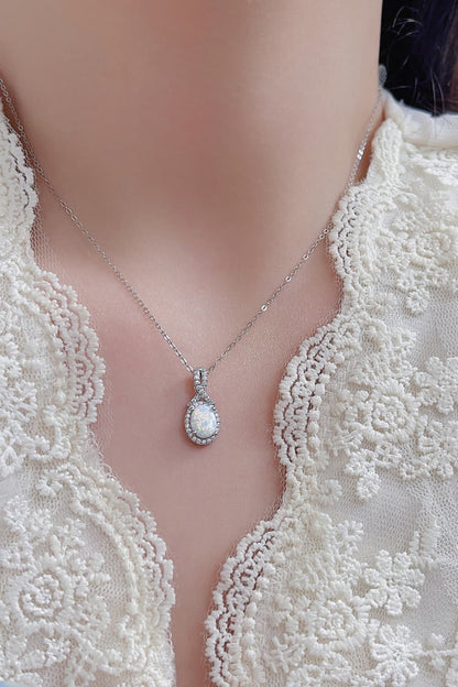 Opal Pendant Necklace - Brinxx Couture