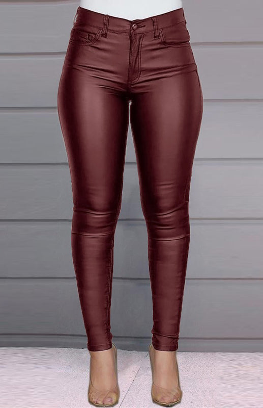 PU Leather Jeans - Brinxx Couture