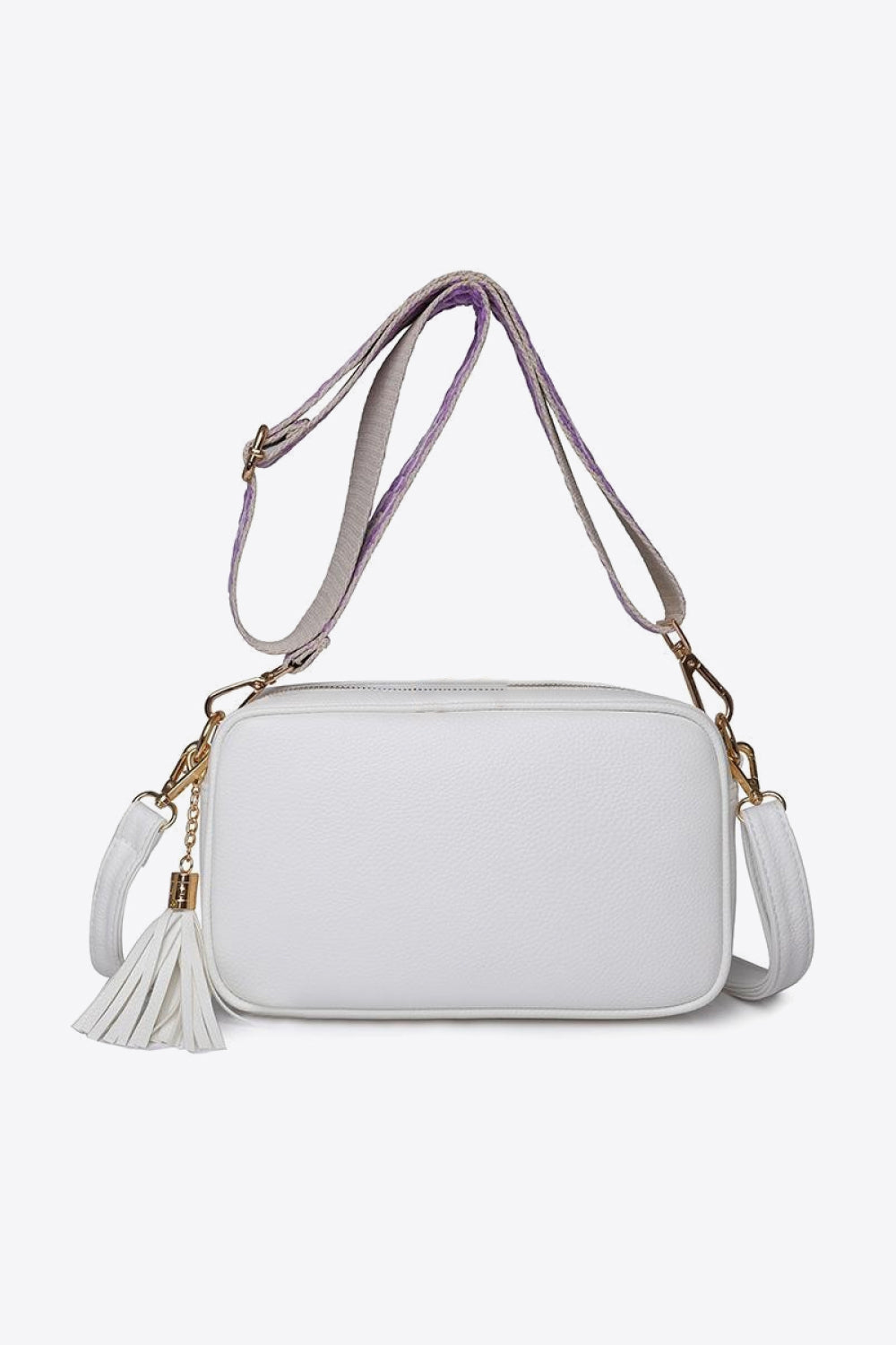 PU Leather Tassel Crossbody Bag - Brinxx Couture