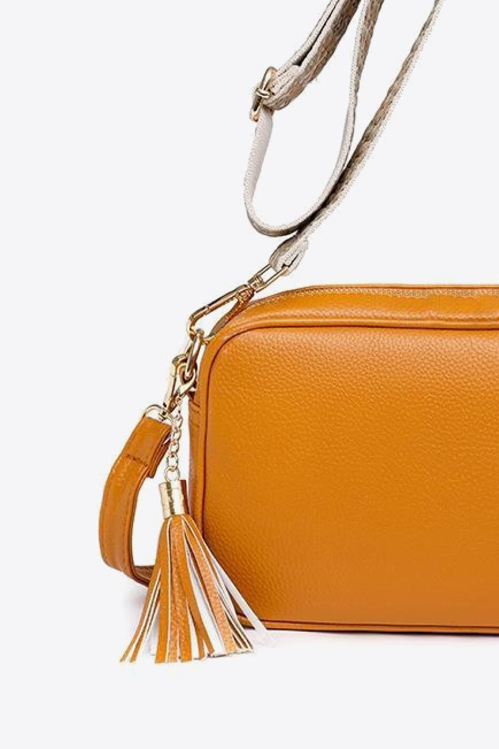 PU Leather Tassel Crossbody Bag - Brinxx Couture