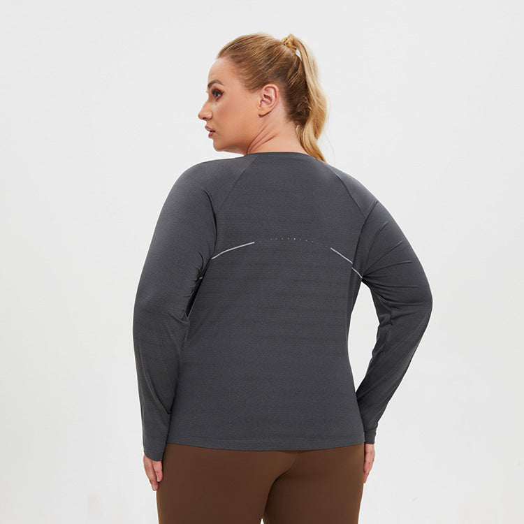 A stylish Plus Size Breathable Sweat Wicking Shirt for women. this piece adds a touch of elegance to your outfit - Brinxx Couture