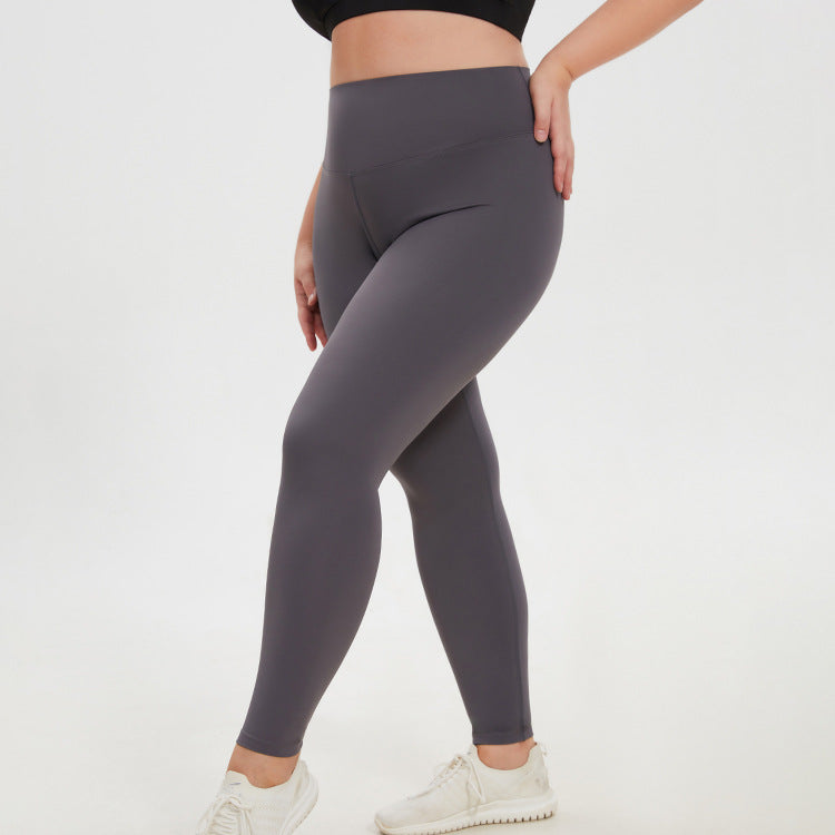 A stylish Plus Size Elastic High Waist Leggings for women. this piece adds a touch of elegance to your outfit - Brinxx Couture