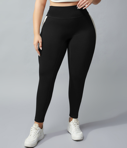 Plus Size High Waist Nude Feel Yoga Pants - Brinxx Couture