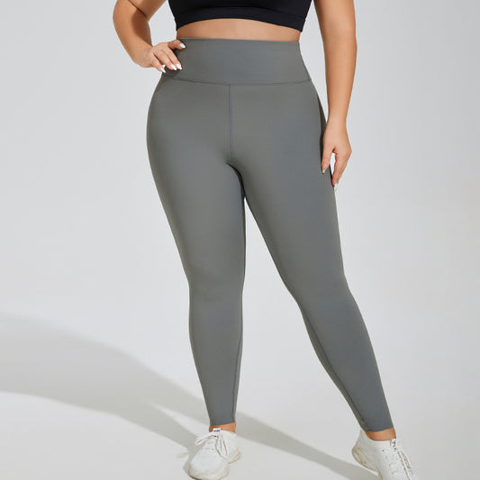 Plus Size High Waist Yoga Pants - Brinxx Couture