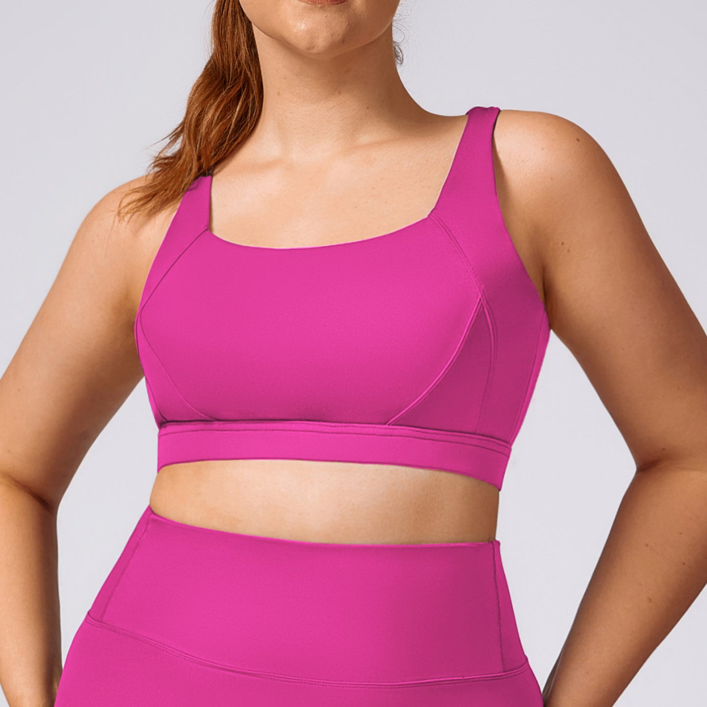 A stylish Plus Size Yoga Workout Outfit for women. this piece adds a touch of elegance to your outfit - Brinxx Couture