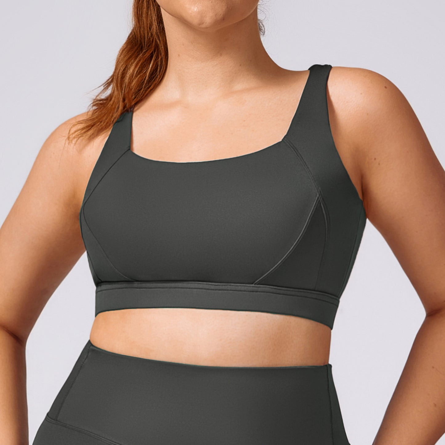 A stylish Plus Size Yoga Workout Outfit for women. this piece adds a touch of elegance to your outfit - Brinxx Couture