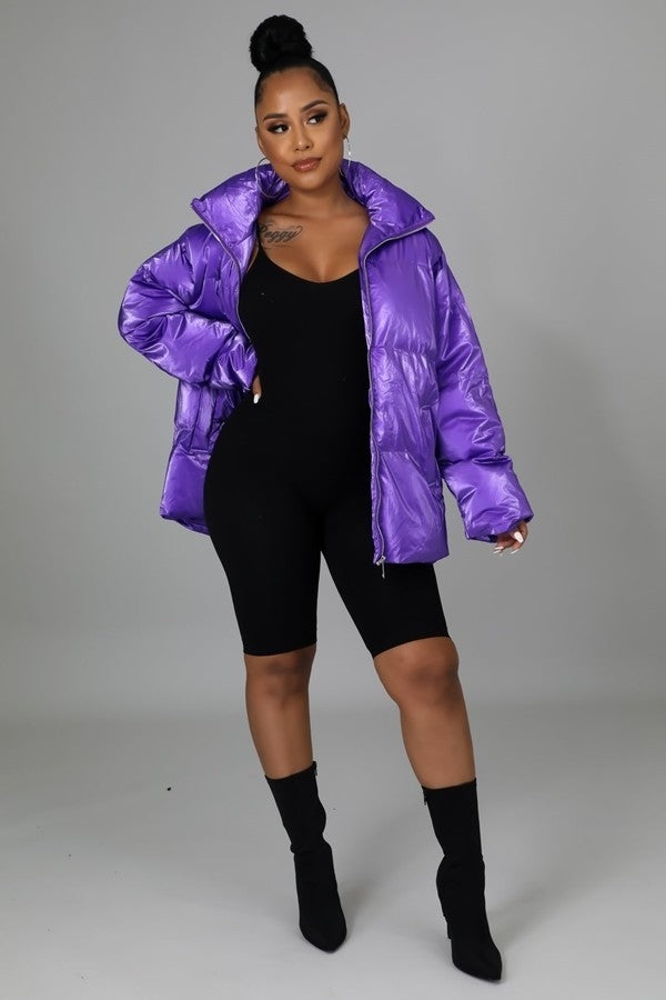 Puffy Bomber Jacket - Brinxx Couture