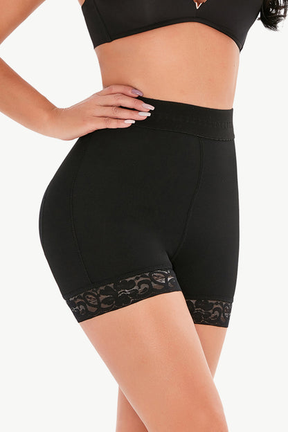 Pull-On Lace Trim Shaping Shorts - Brinxx Couture