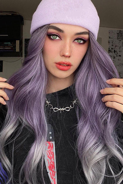 Purple Wave Synthetic Wig - Brinxx Couture