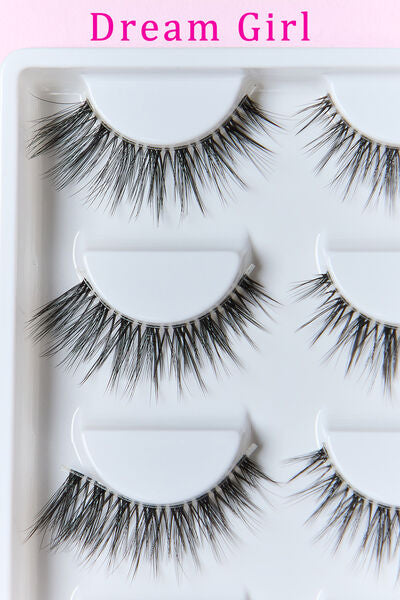 SO PINK BEAUTY Faux Mink Eyelashes 5 Pairs - Brinxx Couture