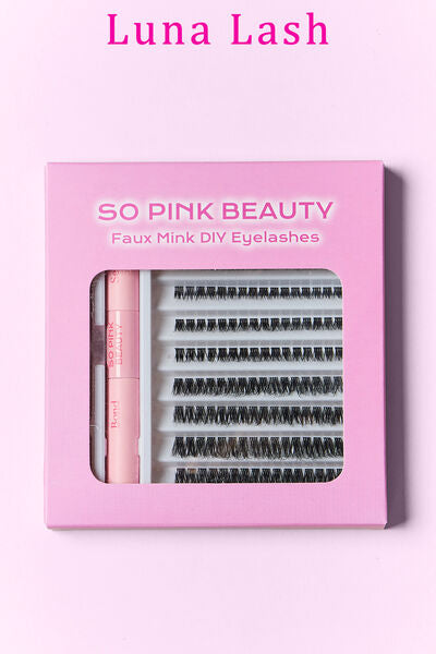 SO PINK BEAUTY Faux Mink Eyelashes Cluster Multipack - Brinxx Couture