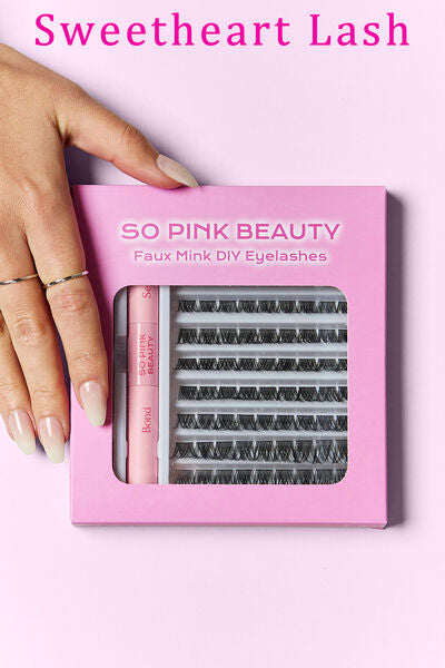 SO PINK BEAUTY Faux Mink Eyelashes Cluster Multipack - Brinxx Couture