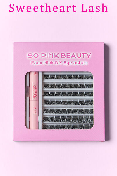 SO PINK BEAUTY Faux Mink Eyelashes Cluster Multipack - Brinxx Couture