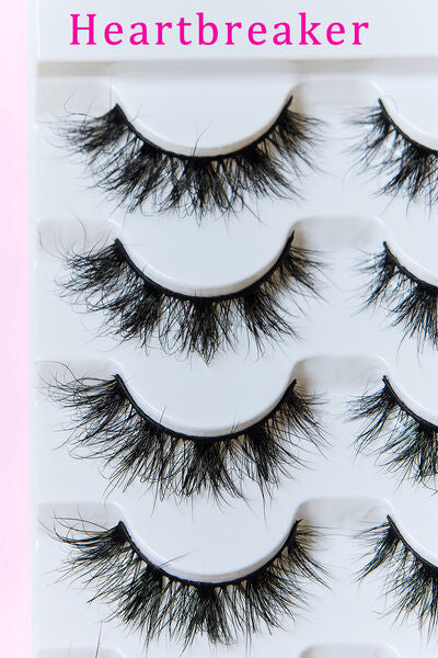 SO PINK BEAUTY Mink Eyelashes 5 Pairs - Brinxx Couture