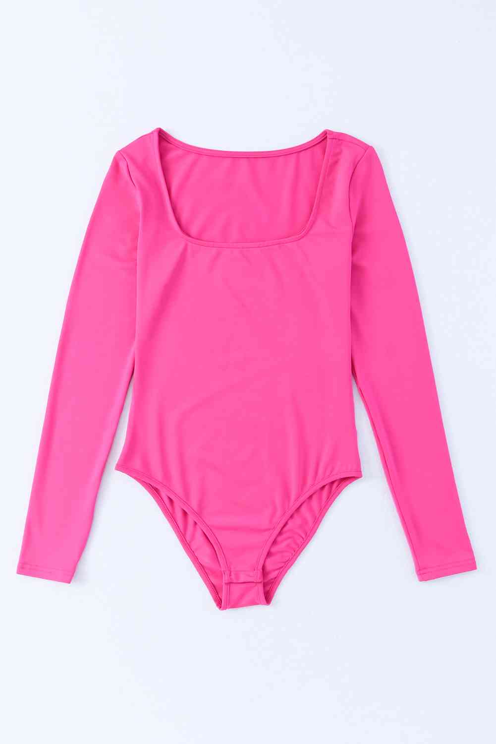 Scoop Neck Long Sleeve Bodysuit - Brinxx Couture