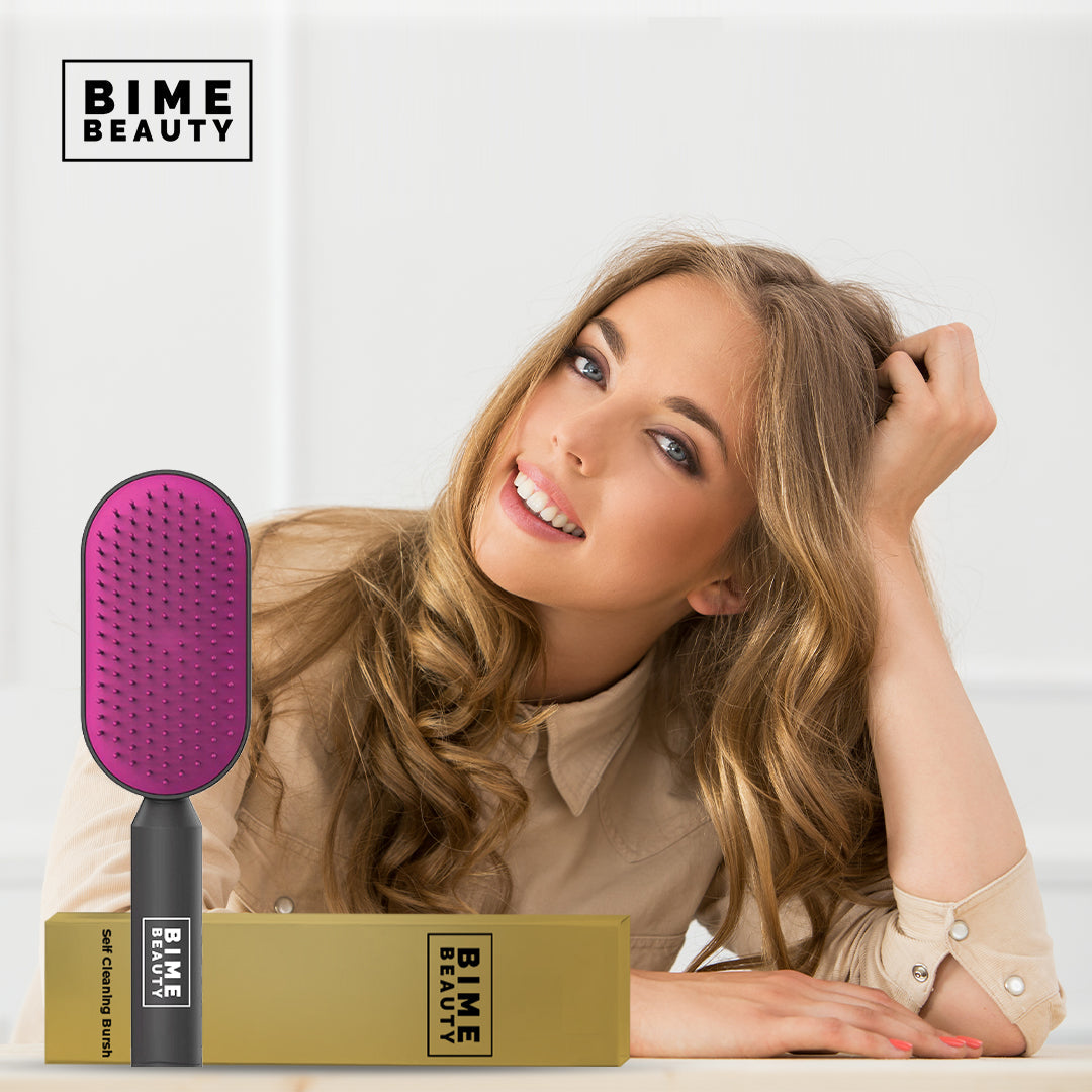 Self-Cleaning Hair Brush - Brinxx Couture