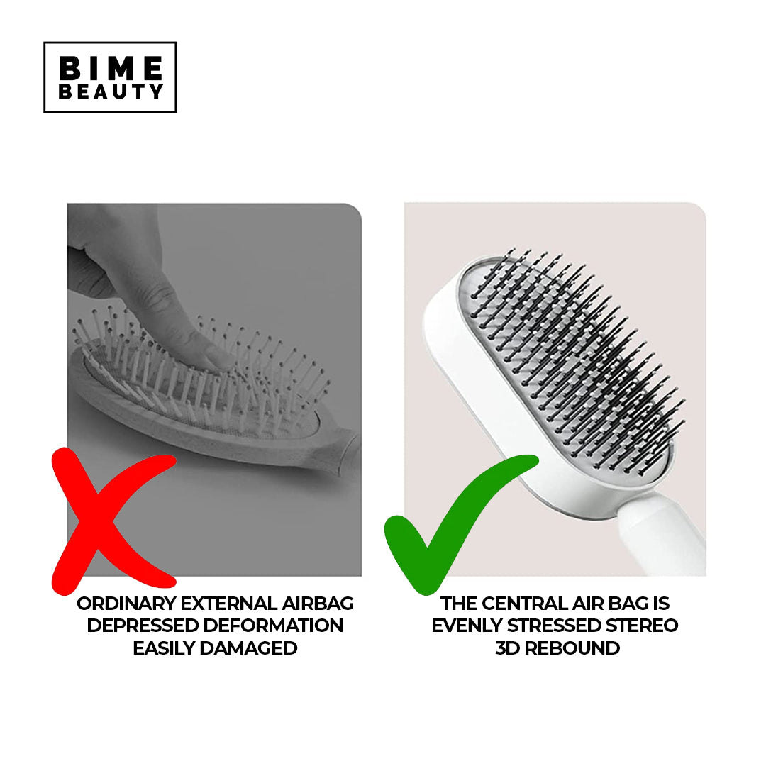 Self-Cleaning Hair Brush - Brinxx Couture