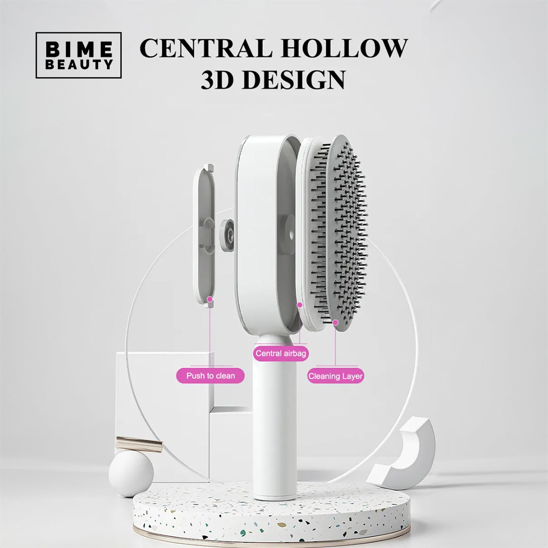 Self-Cleaning Hair Brush - Brinxx Couture