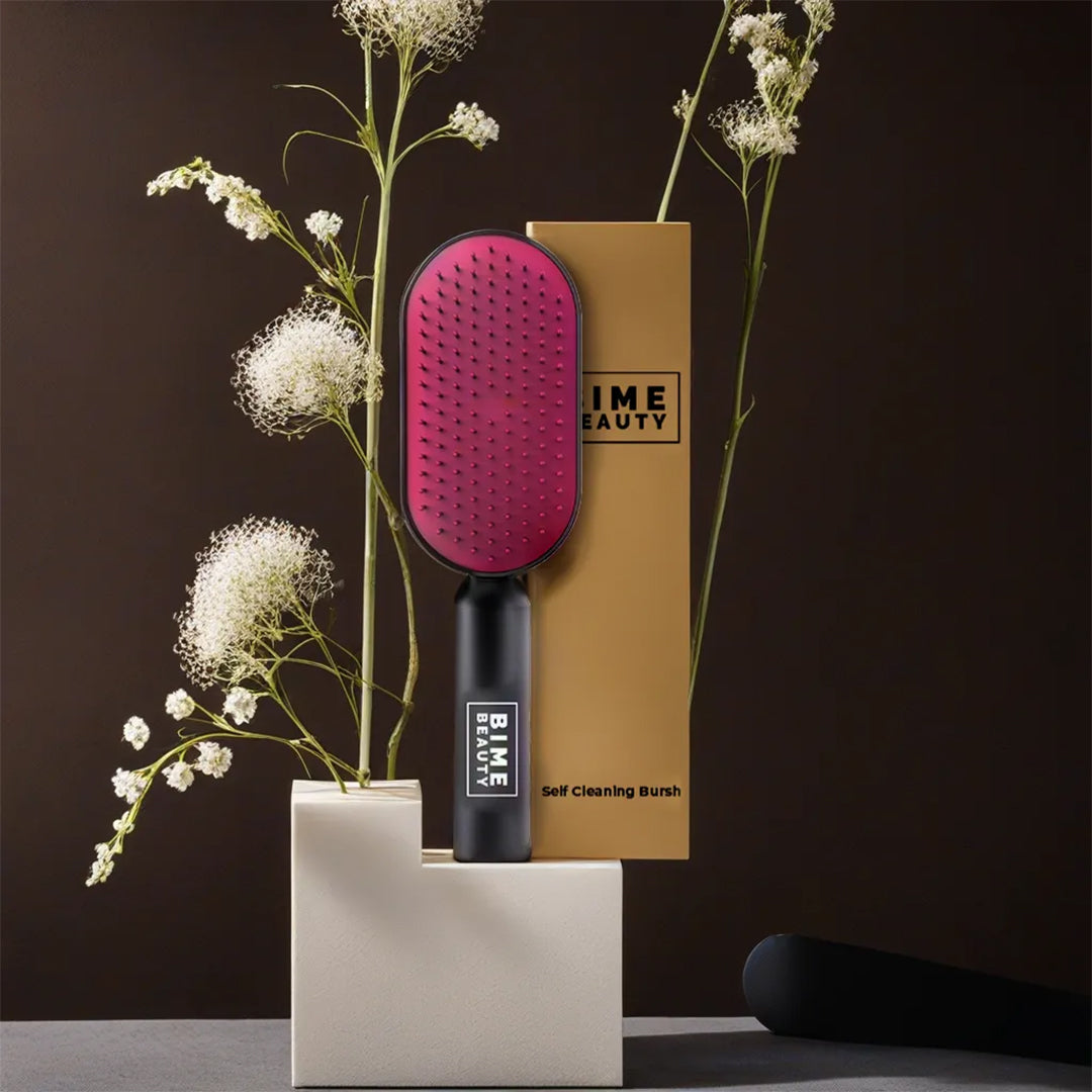 Self-Cleaning Hair Brush - Brinxx Couture