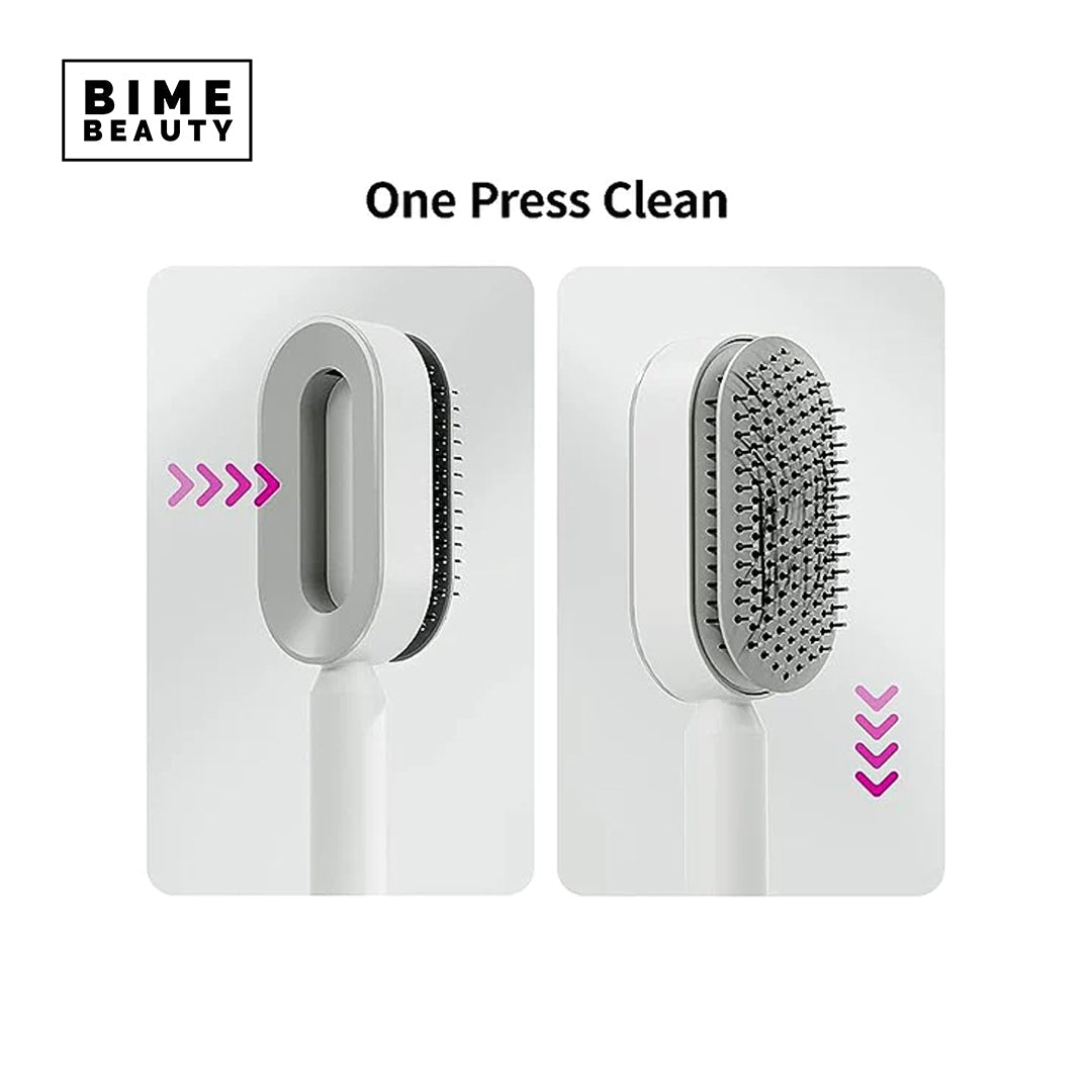 Self-Cleaning Hair Brush - Brinxx Couture