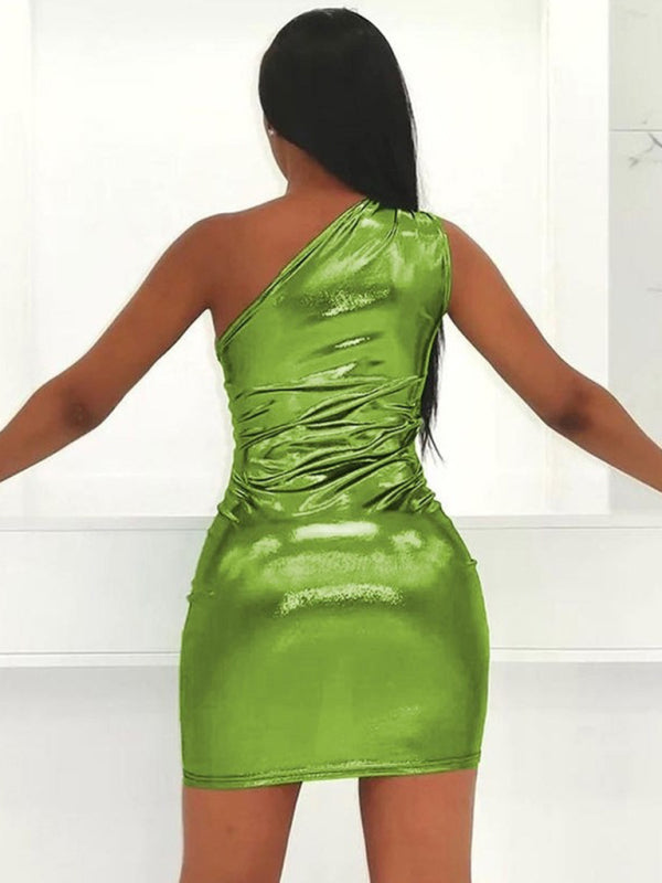 Sexy Slim Solid Color Dress - Brinxx Couture