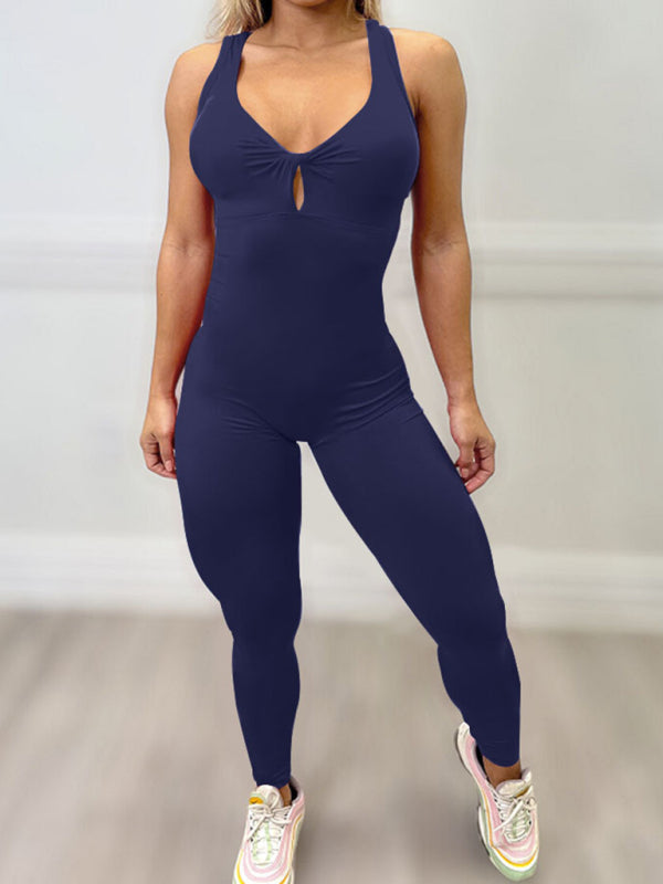 Sexy backless yoga jumpsuit - Brinxx Couture