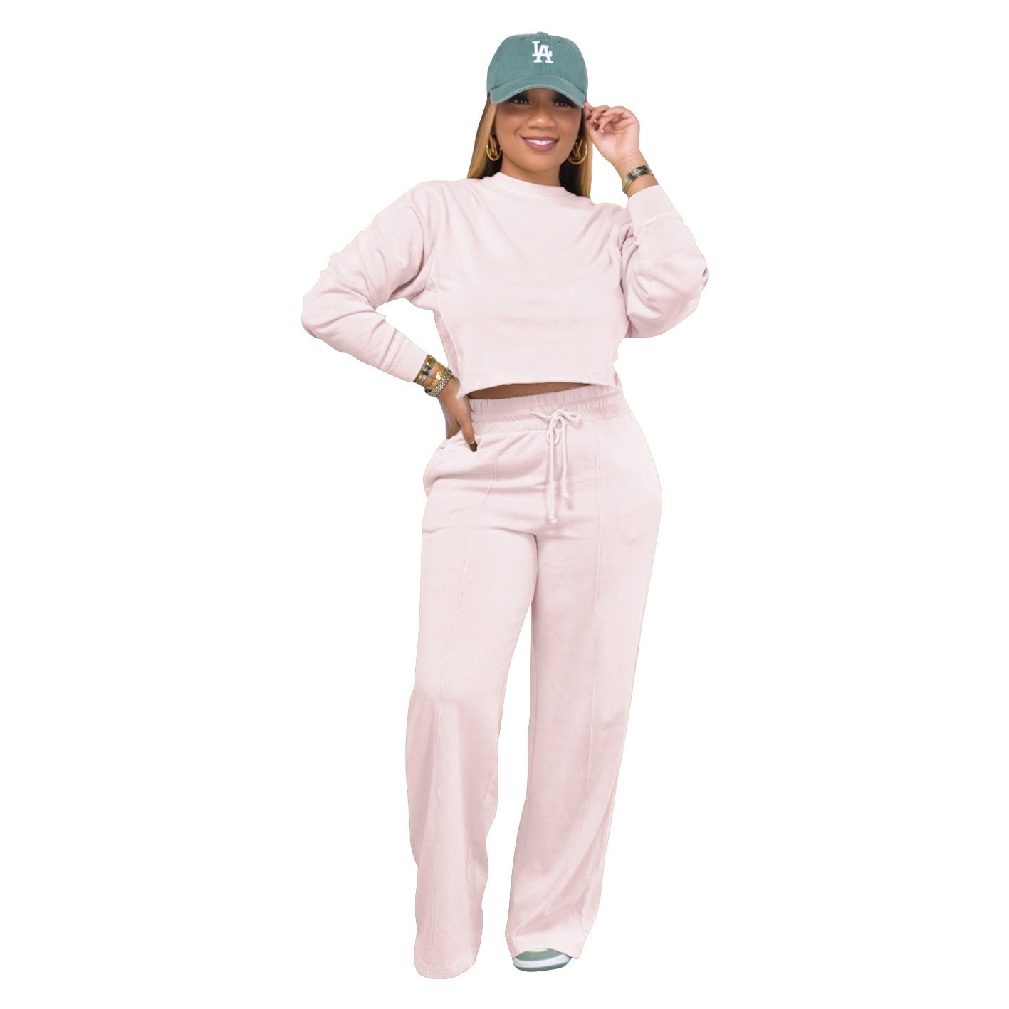 A stylish Sport Two-Piece Sweat Suit for women. this piece adds a touch of elegance to your outfit - Brinxx Couture