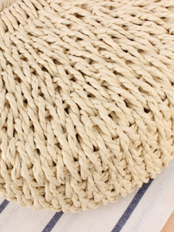 Straw Woven Beach Bag - Brinxx Couture