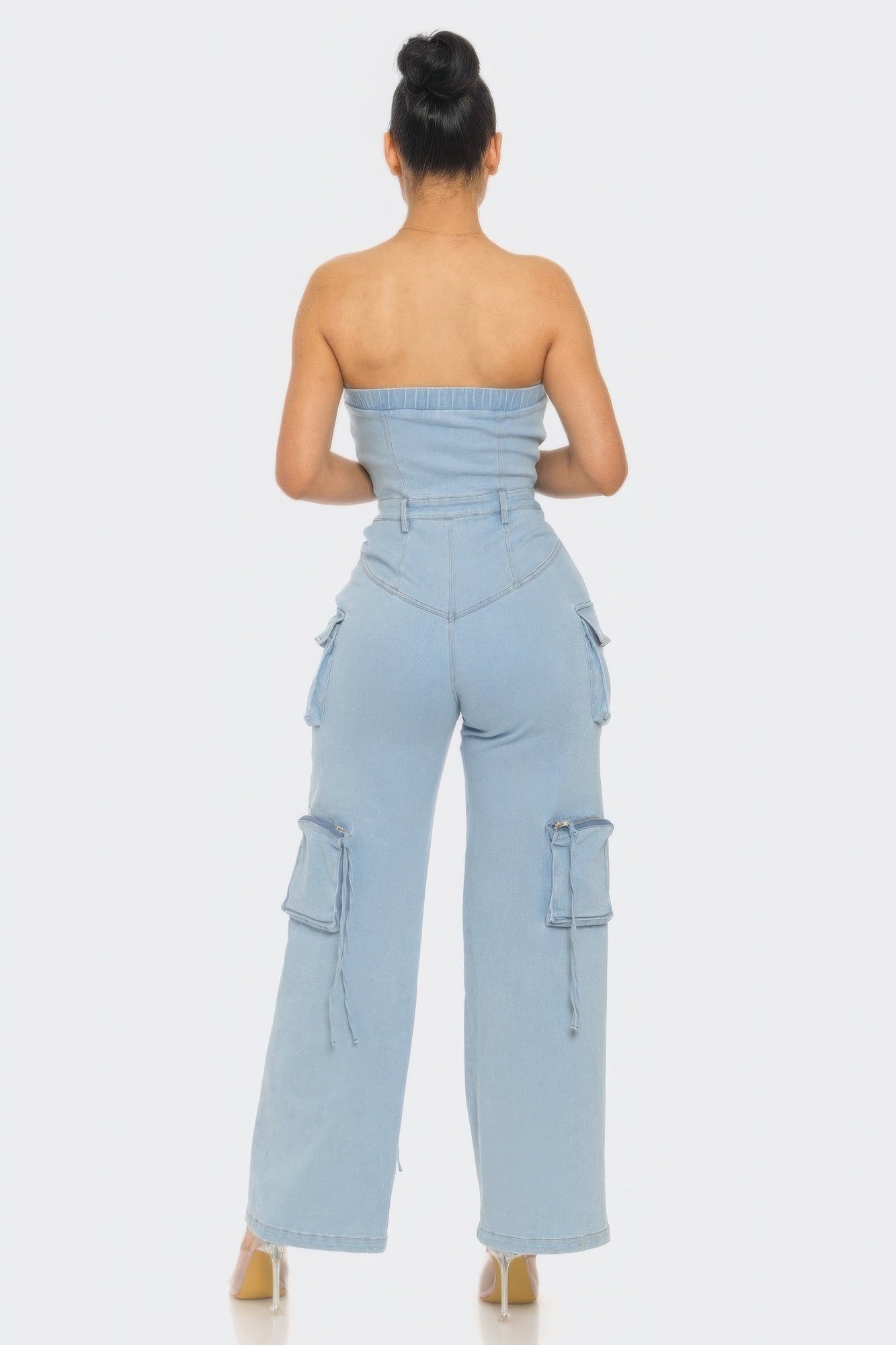 Stretch Denim Jumpsuit - Brinxx Couture