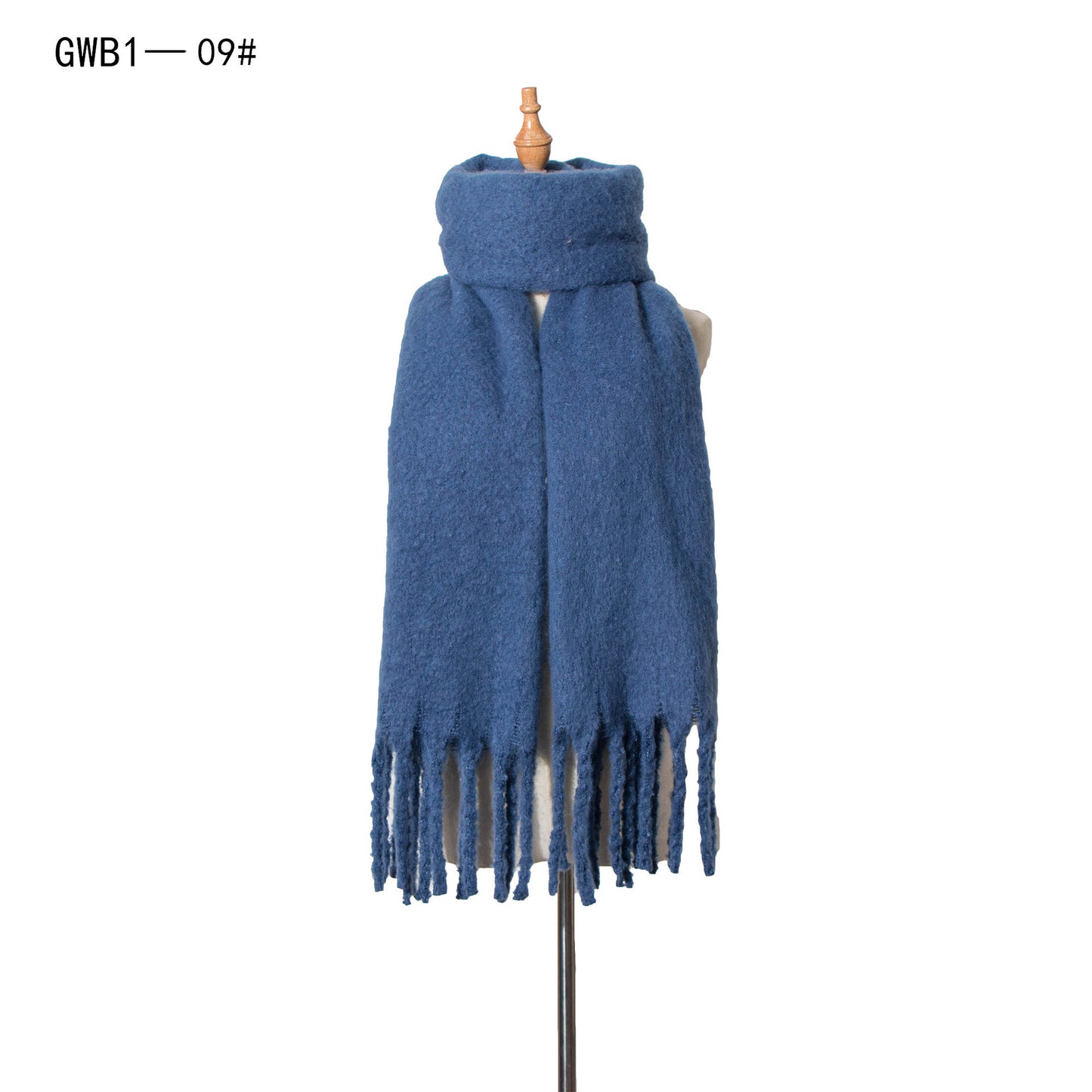 Tassel Solid Color Scarf - Brinxx Couture