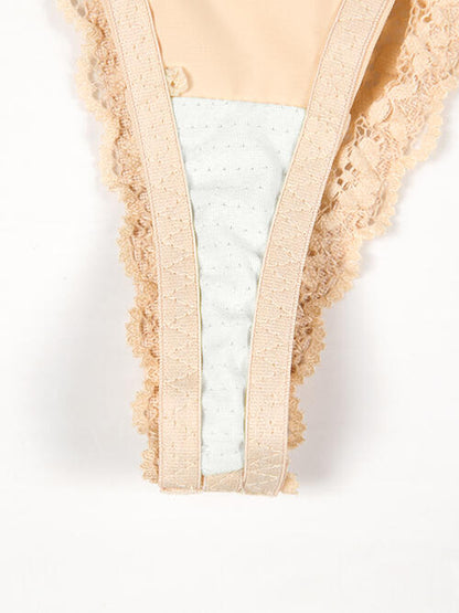 Thong Lace Detail Shaping Shorts - Brinxx Couture