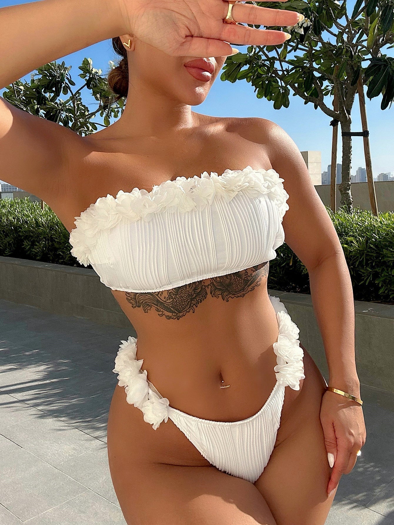 Tie Back Two-Piece Bikini Set - Brinxx Couture