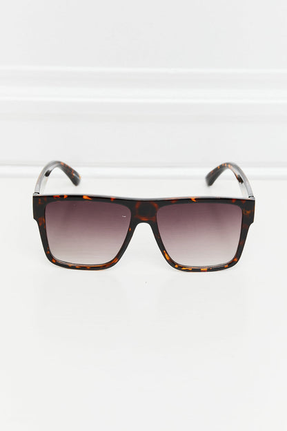 Tortoiseshell Square Full Rim Sunglasses - Brinxx Couture