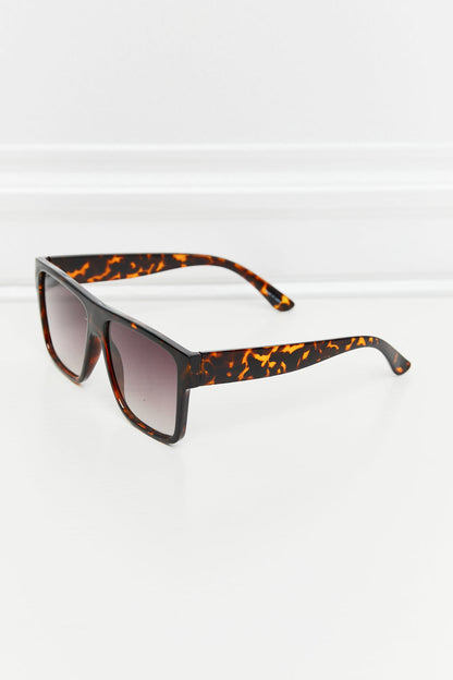 Tortoiseshell Square Full Rim Sunglasses - Brinxx Couture