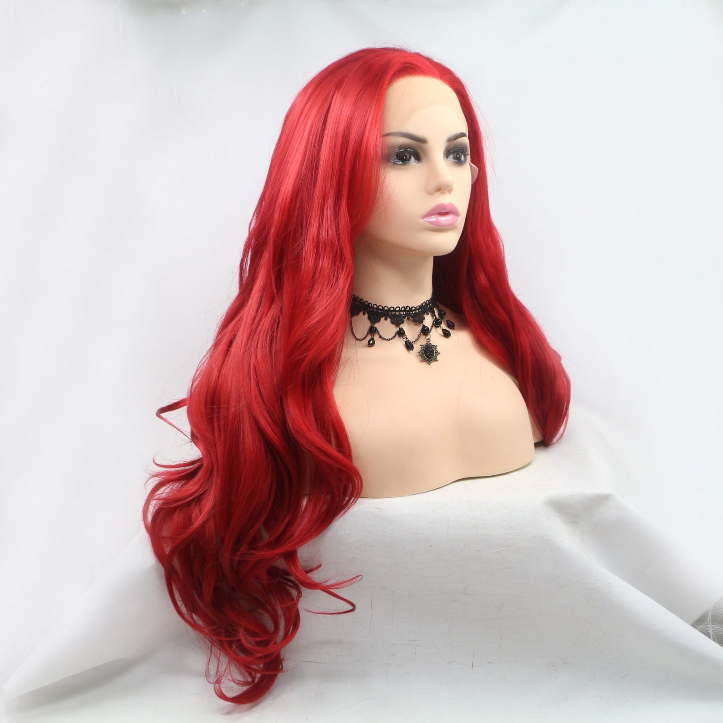 Long Wavy Lace Front Wig 24" - Synthetic - Brinxx Couture