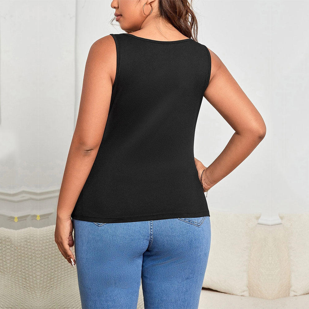 Plus Size Women Clothes Asymmetric Shoulder Top - Brinxx Couture